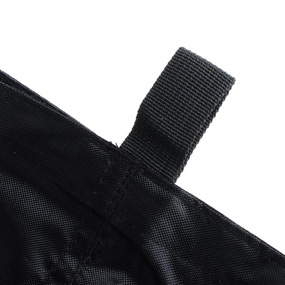 Schwarzer Markisenzeltständer Oxford gewichteter Sandsackhalter Regenschirmzelt Sandsäcke Outdoor-Camping