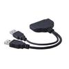 USB Powered Dual USB 3.0 to 2.5" SATA Adapter Cable with Copper Core