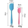 Farigrut Silicone Spatula, Heat-Resistant, Non-Slip, Baking Tools, Baking Utensils, Kitchen Tools, Baking Tools, Turner, Cooking Utensils, 2-Piece Sil