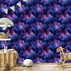 Navy blue, blue and purple ink wallpaper for living room and bedroom 50x1000