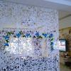 9Pcs Minimalist Hanging Partition Screen Hollow Pattern DIY Privacy Screen Wall Curtain  Living Room
