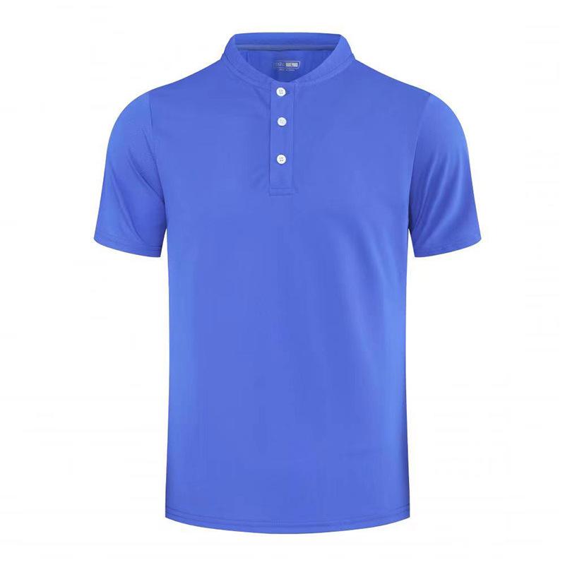 Men's Summer Short Sleeve Quick-Dry Sports T-shirt for Tennis, Baseball, Running, and Fitness