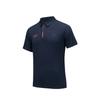 Anta Comfortable Simple Versatile Letter Breathable Quick-Dry Sports Polo Shirt Men Tops Midnight-Blue 152537127-3