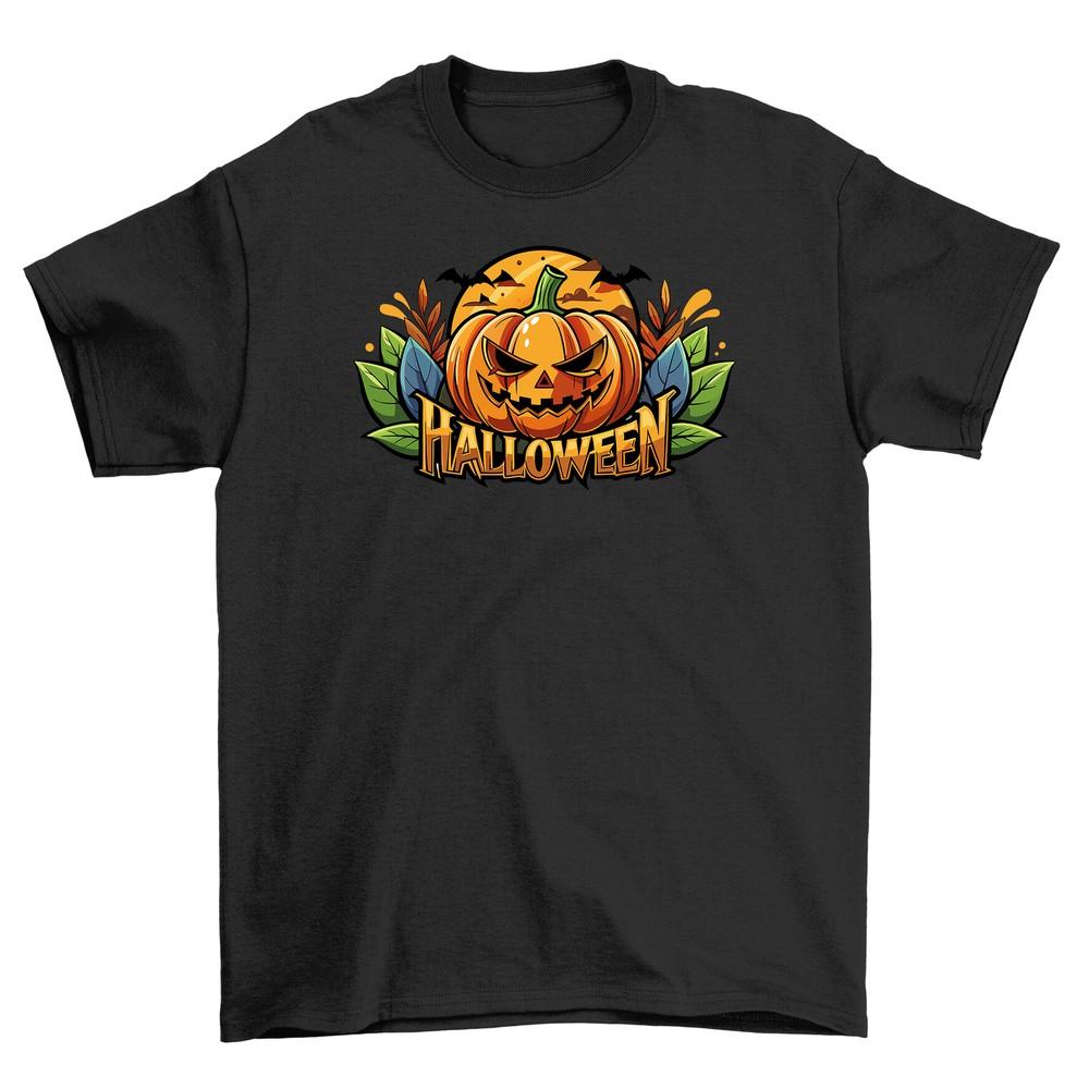 Halloween_261 t-shirt - Spooktacularly Funny! Unisex Cotton Tee with Pumpkin and