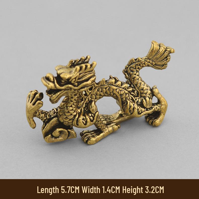 Solid Brass 3D Zodiac Animal Ornaments - Set of 12 for Home or Office Decor
