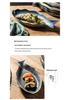 Kreative Keramik-Gedämpfte-Fisch-Platte - Große Gehackte-Pfeffer-Fischkopf-Platte für den Hausgebrauch