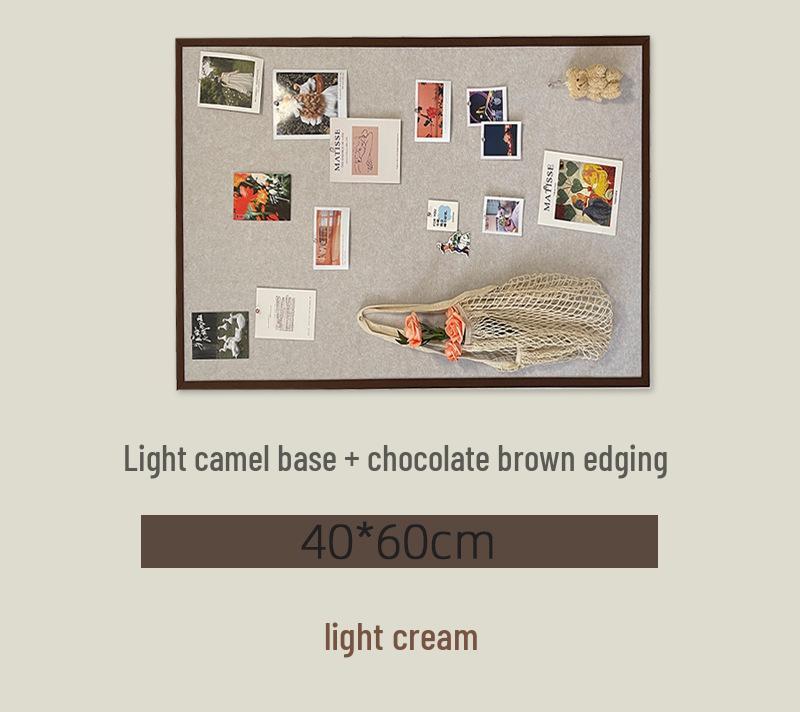 Фетровая настенная наклейка-доска: Пробковый стиль, Без гвоздей, Для демонстрации фотографий и сообщений, Декор гостиной