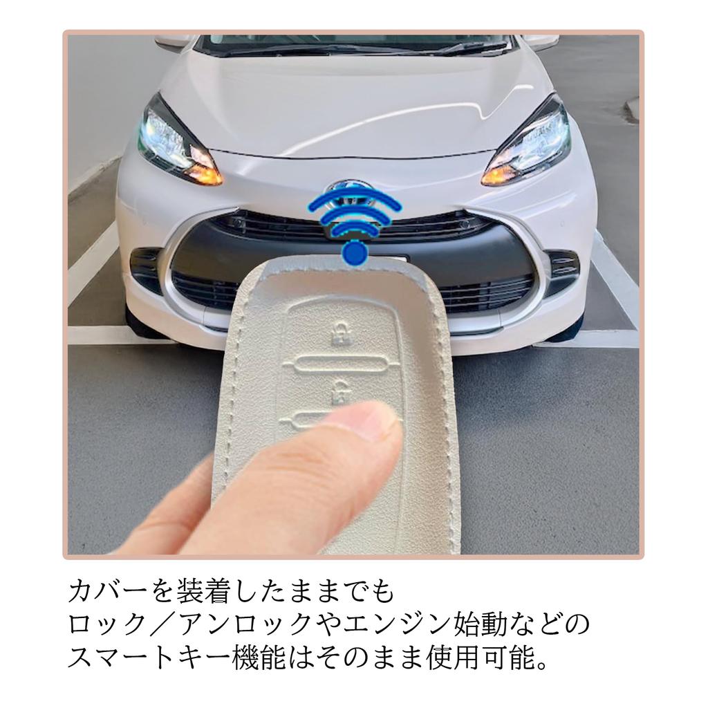 Smart Key Case Compatible with Toyota AGH30W AXUH80 ZWE219 GRG75