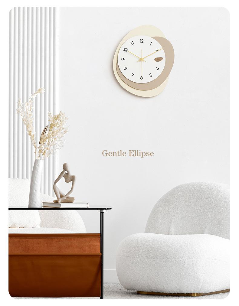 Wall Clock 2025 New Home Ins Wind Creative House Decoration Living Room Decoration Led Clock