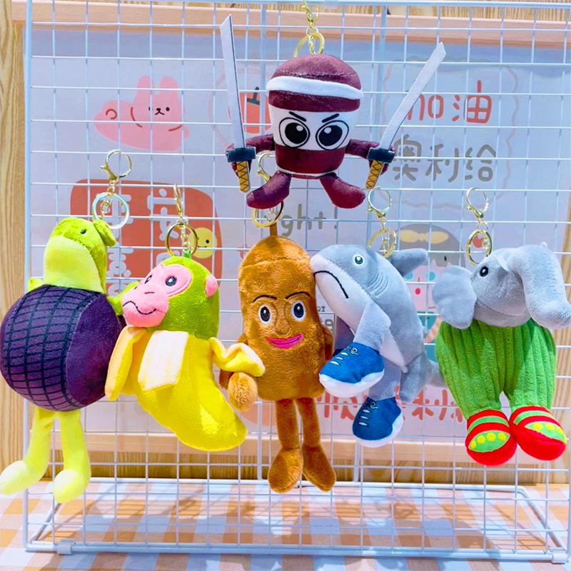 Al Tralalelo Tralala Shark Plush Keychain Tungtungtung Doll Stuffed Soft Toys Decorative Doll Tralalero Tralala Figures Bananini