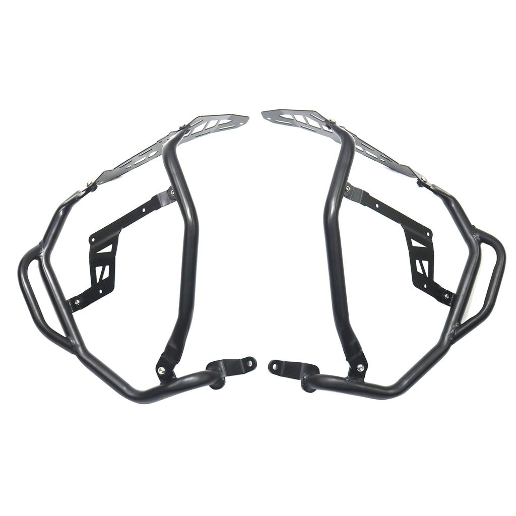 For BMW R1300GS ADV 2025 Carbon Steel Black Motorcycle Engine Upper Guard Bracket Mount Bumper Frame Support Protector Bar