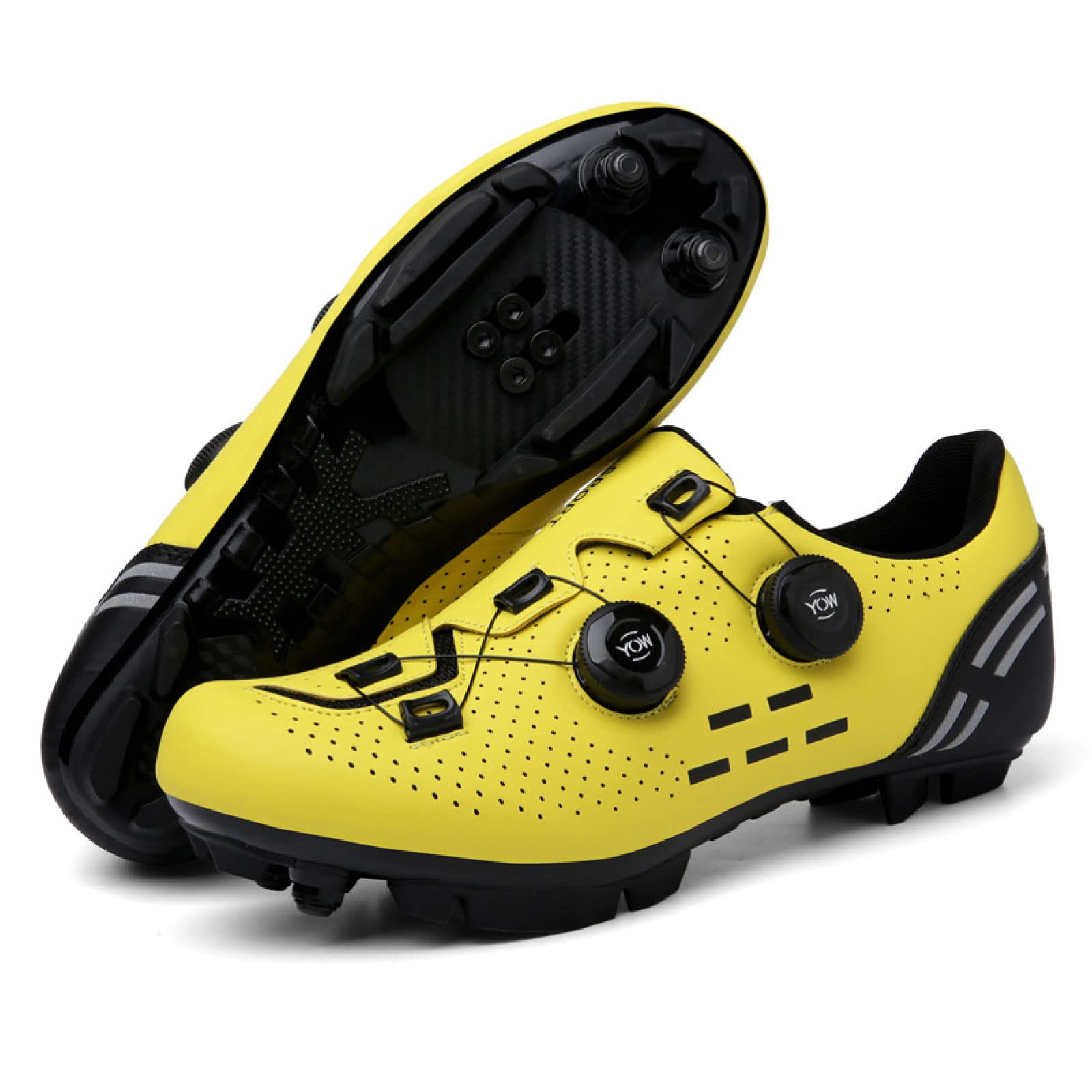 MORYTRADE Велосипедные туфли для MTB SPD 24.5 см Желтые жёлтый