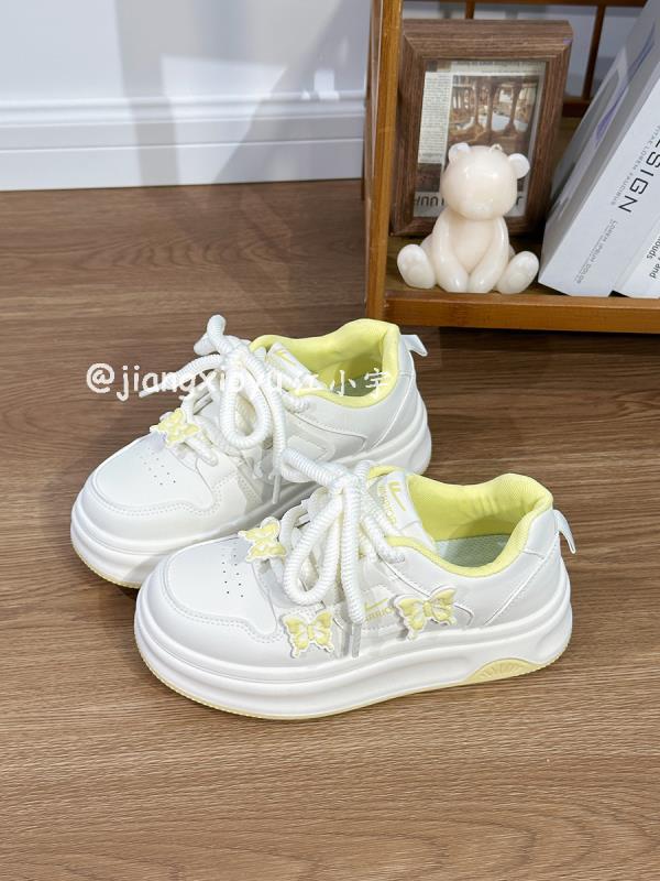 Fashion Womens Sneakers Shoes Platform Roses Casual Thick Sole 2025 Leisure Women's Sneakers Summer 2025 Shoes Woman-shoes Platform New