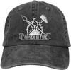 Vintage Blacksmith Forged In Fire Baseball Cap Funny Cowboy Hat Unisex Adult Vintage Trucker Hats Adjustable Washable