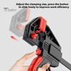 Woodworking Clamp with Ergonomic Handle Multipurpose One-handed Operation Quick Grip Clip DIY Projects Hand Tool