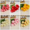 10Pcs Premium Artificial Flowers Real Touch Tulips Bouquet Fake Flowers For Home Room Bedroom DIY Decor Party Wedding Decoration