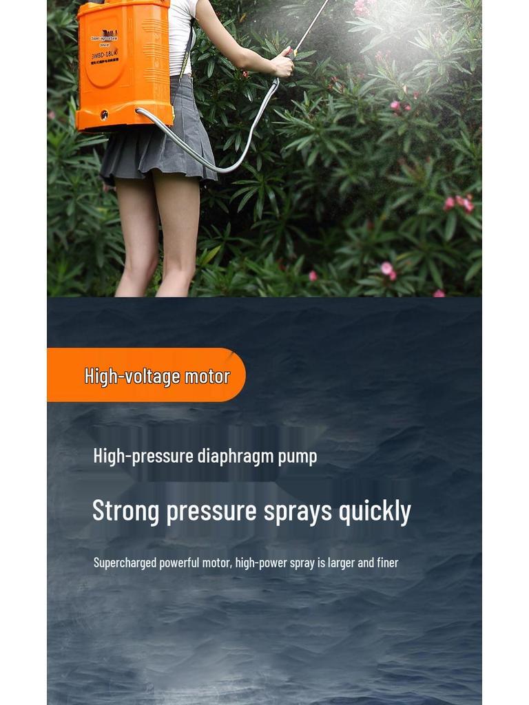 High-Power Electric Agricultural Lithium Battery Disinfection Sprayer