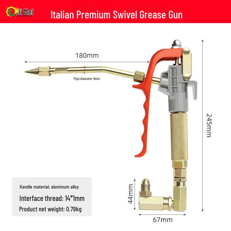 Jimei High-Pressure Swivel Grease Gun Universal