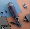 Full-Automatic Reverse Umbrella Foldable Men's and Women's Large Double Business Reinforcement Rain and Rain Dual-Use Car Wind-Resistant Solid