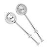 Stainless Steel Press-type Telescopic Tea Leaker Tea Filtering and Seasoning Tool