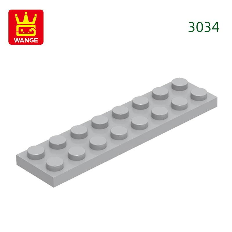 Non-Toxic 44Pcs/Lot 3034 2X8 Foundation Board Building Blocks Moc Basic Components Part Compatible With Bricks Children Toy Gift Box