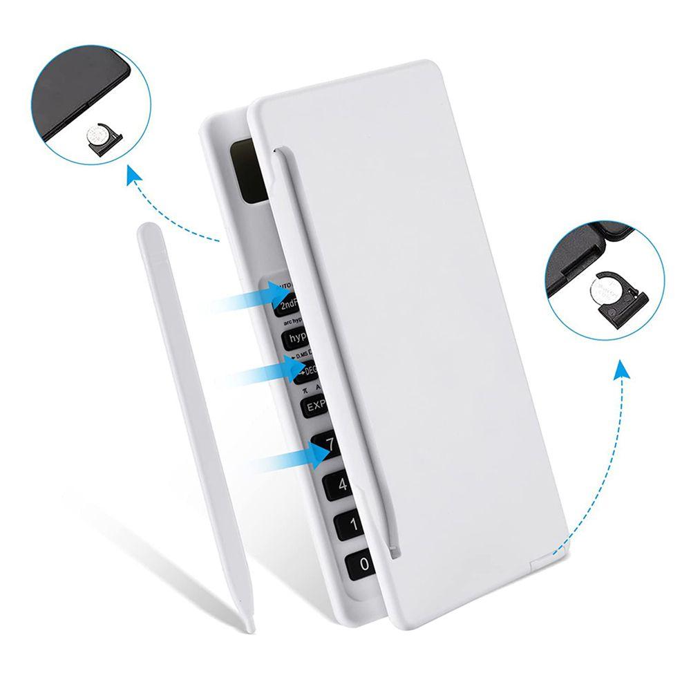 10-Digit Digital with an Erasable Writing Tablet Foldable Desk Scientific Calculators Large Display