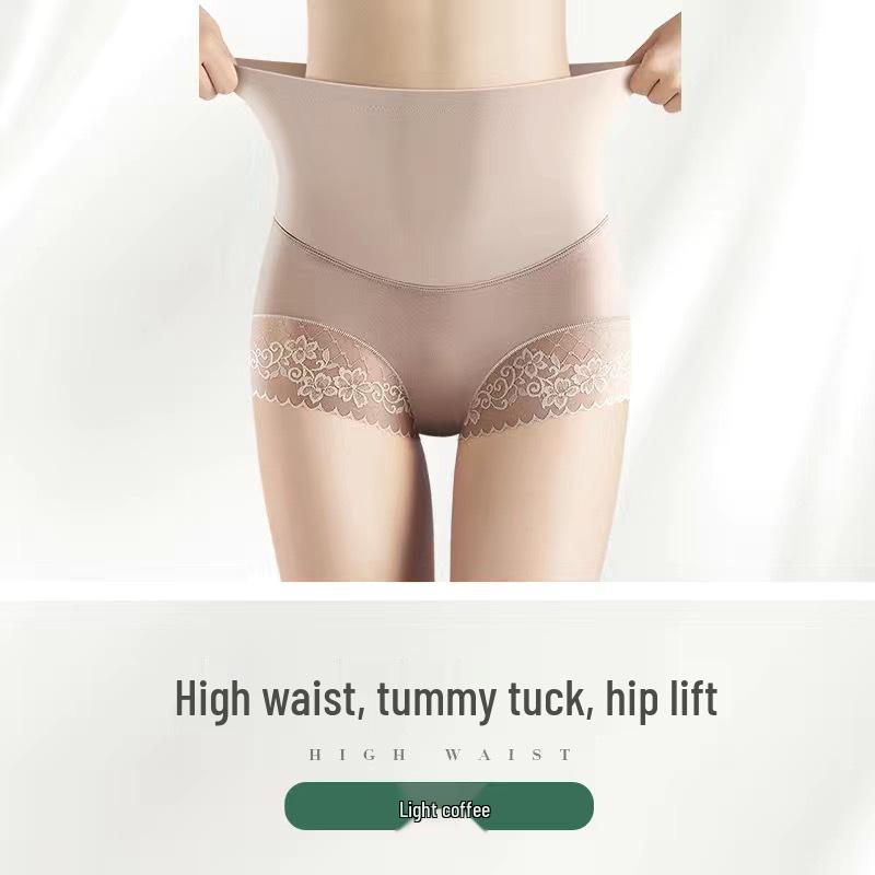 Douyin Trending High-Waist Tummy Control & Hip-Lifting Seamless Shaping Panties for Women - Slimming, Breathable, Summer-Ready