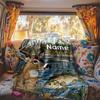 Countryside Deer And Fish Customize Your Name Rv Blanket Comfortable Soft Lightweight Allseason Multipurpose Blanket For Travel Camping Picnics Sofas