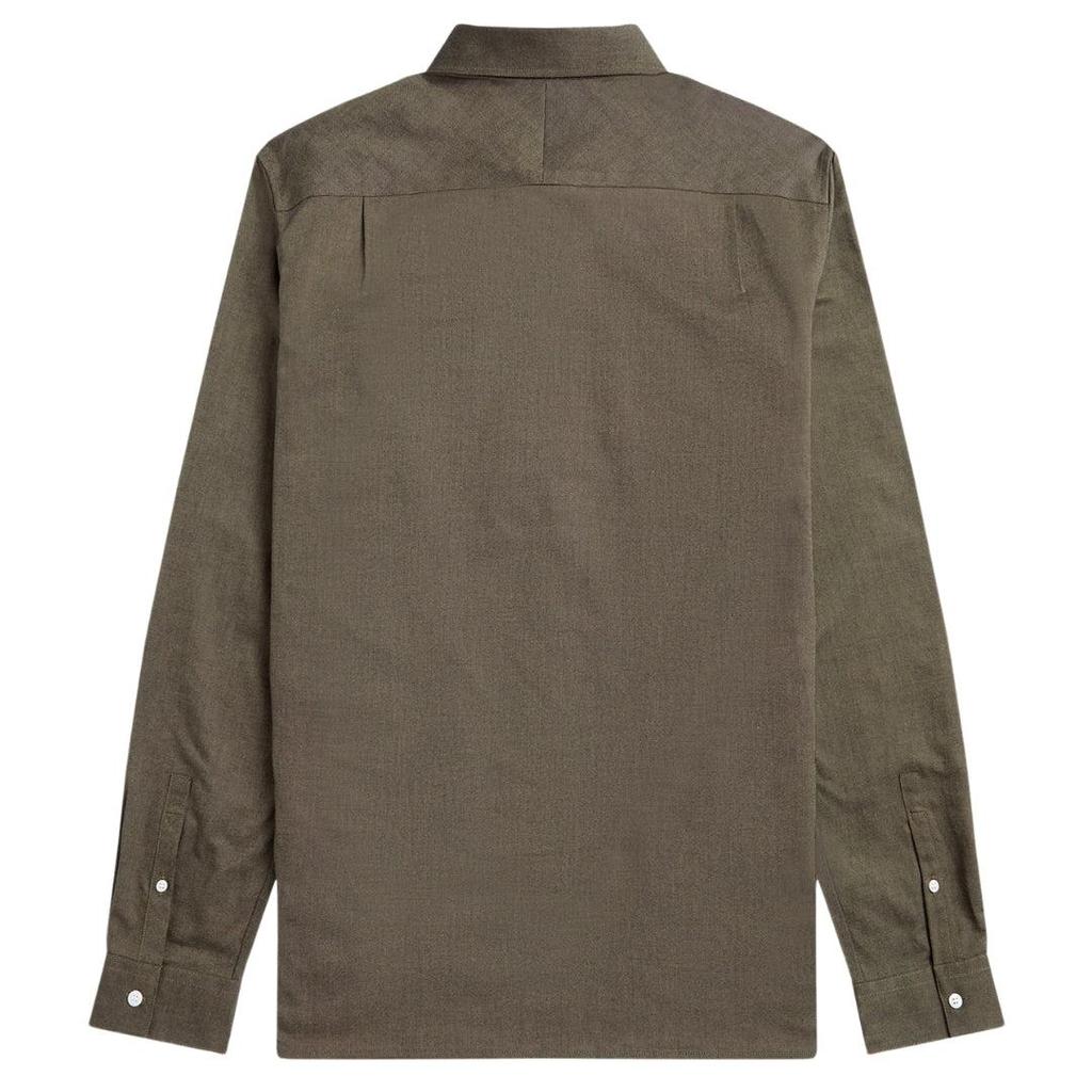 Fred Perry Mens Plain Oxford Long-Sleeved Shirt
