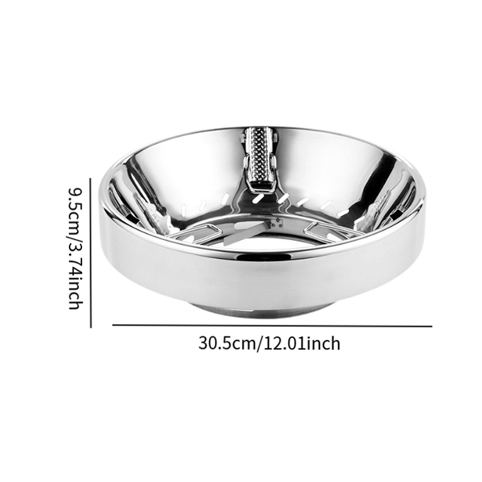 

Gas Windshield Cover Universal Stainless Steel Energy Saving Windproof Wok Stand for Outdoor And Home Cooking Kitchen Gadget срібний