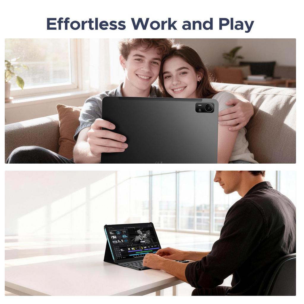 Tableta AP12 Pro de 12 pulgadas, 2.4K 120Hz Android 16, 48 GB + 256 GB/2 TB, 12000 mAh, Octa-Core, WiFi 5, Face ID, 4G LTE, Tableta con Teclado, Lápiz, Funda