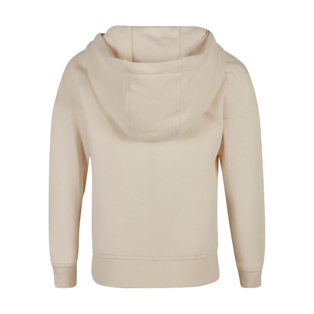 Urban Classics Mädchen Frottee Bio Kapuzenpullover mit durchgehendem Reißverschluss