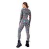 Spring Women's Digital Printing Performance Suit Graffiti Waves Cosplay One-Piece Costume Women