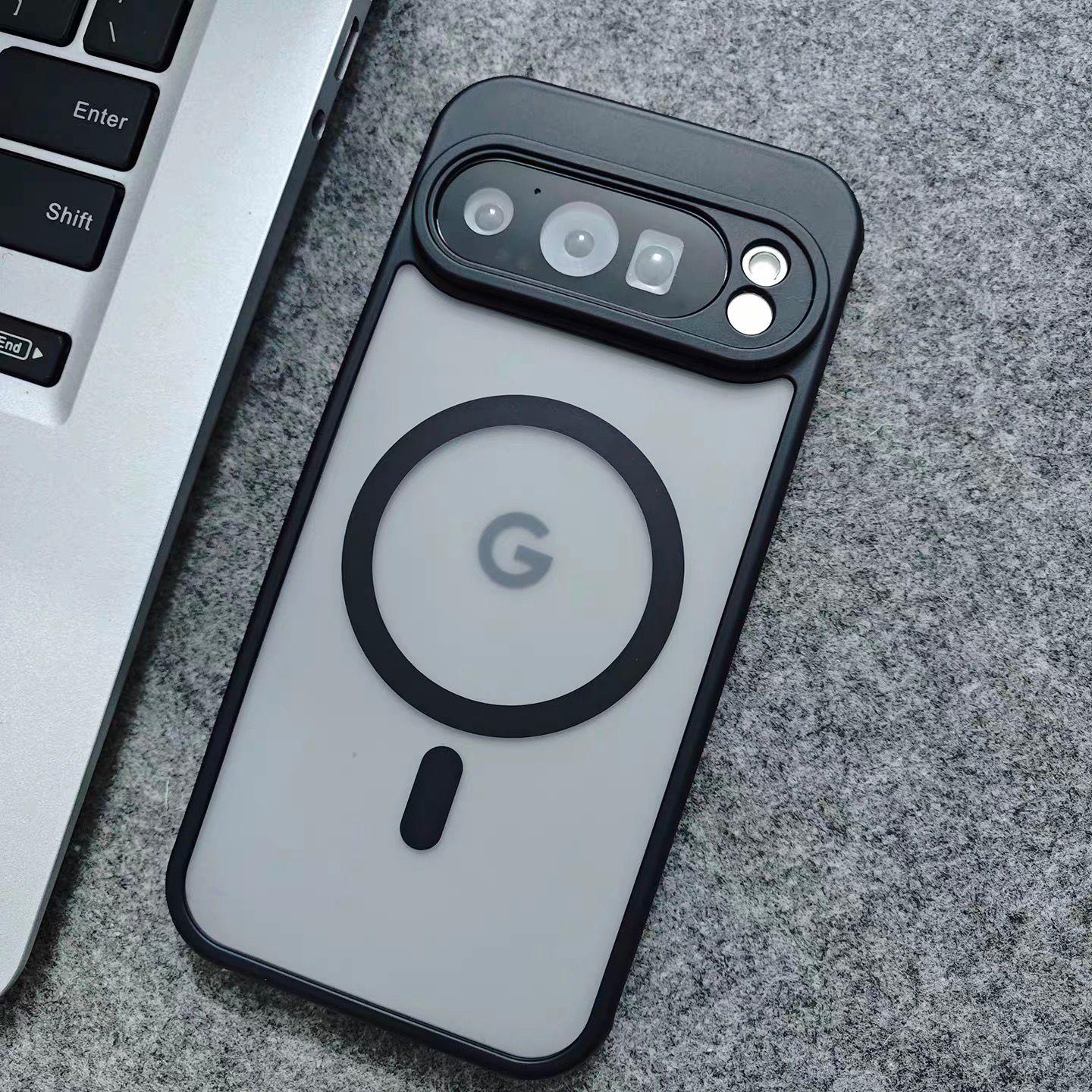 

Matte Shockproof Bumper Case For Google Pixel 10 9 Pro XL 9A 6 7 8 Pro For Magsafe Wireless Charge Magnetic Clear Cover Google 6A