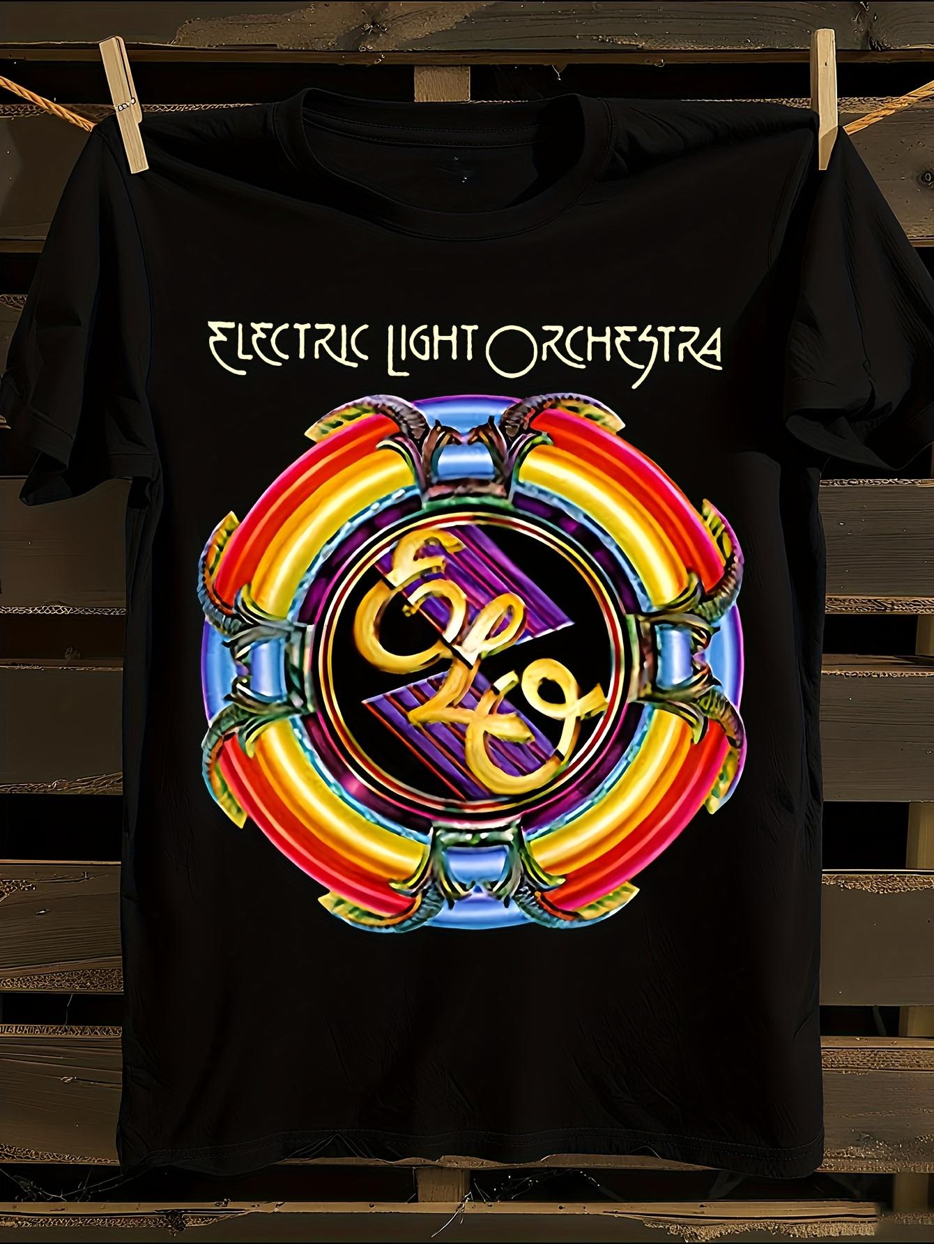 Electric Light Orchestra ELO Iconic Logo Band Name Graphi... S