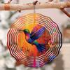 10 Zoll Hängender Windspinner mit 360-Grad-Haken für Balkon-Gartendekor Frühling Sommer Außendekoration