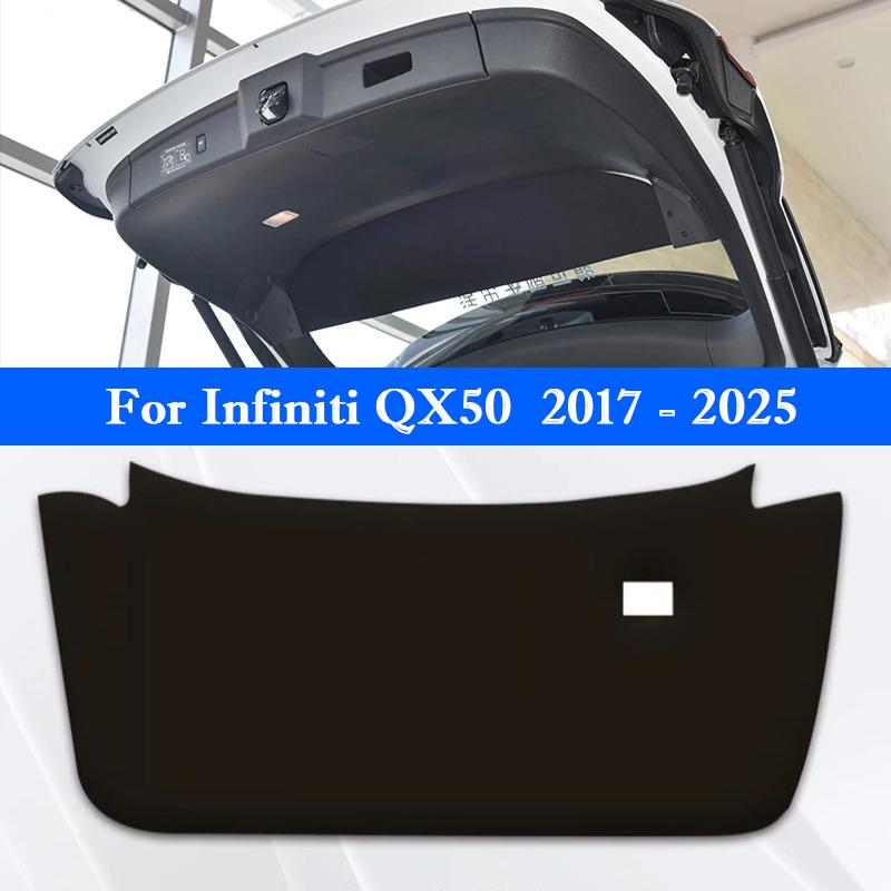 For Infiniti QX60 QX50 QX55 Car Trunk Door Anti Kick Pad Tailgate Anti-Scratch Protection Mat Cargo Liner Interior Accessories