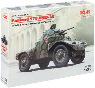 ICM 1/35 Franse Panhard AMD-35 178 Pantserwagen Plastic Model