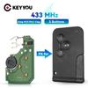 KEYYOU 2PCS 433Mhz Smart Card Remote Key Circuit Board For Renault Clio Logan Megane 2 3 Scenic ID46 PCF7947 Chip