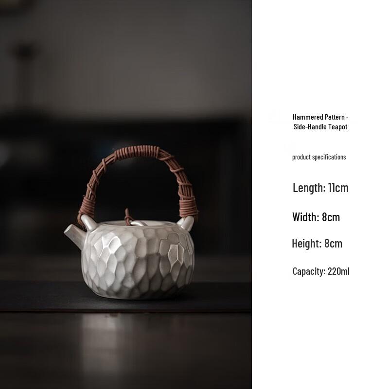 Man Ting Hua Collection: Handcrafted Gilt Silver Teapots