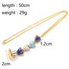 Fashion Accessories Enamel Glaze Teacup Earrings Long Necklace Sweater Chain Jewelry Women's Pendant