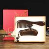 Black Ebony Wood Comb Gift Set