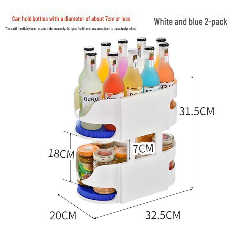 Rotatable Kitchen Condiment Rack