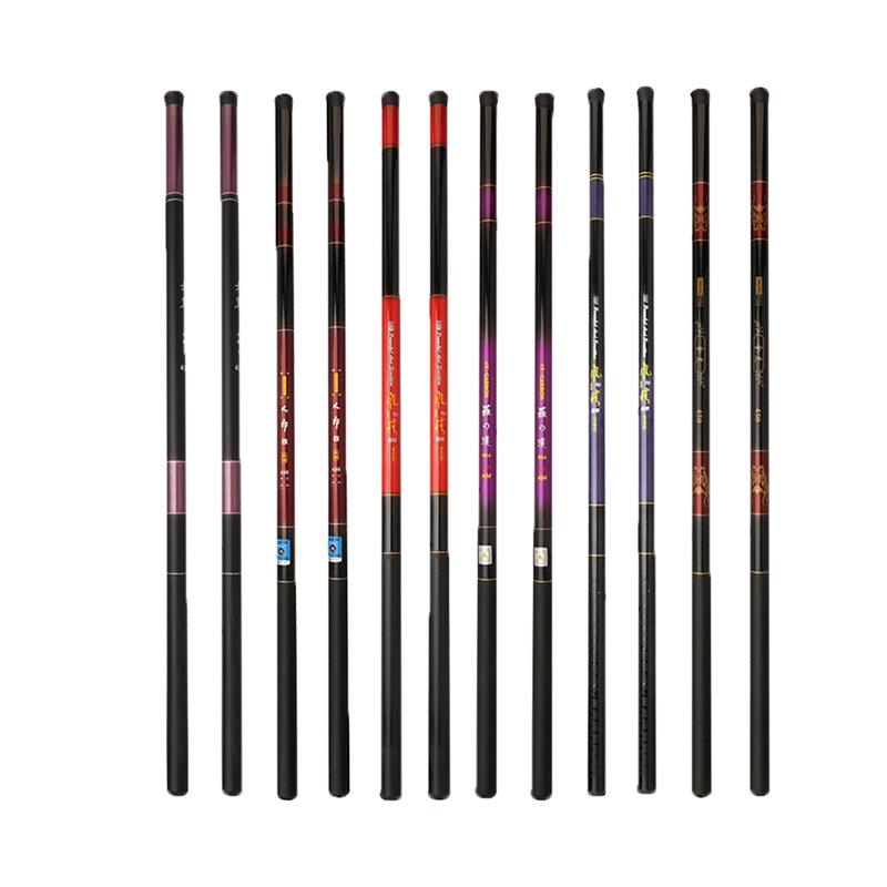 Glass Fiber Short Section Stream Fishing Rod - Durable & Hard Hand Rod