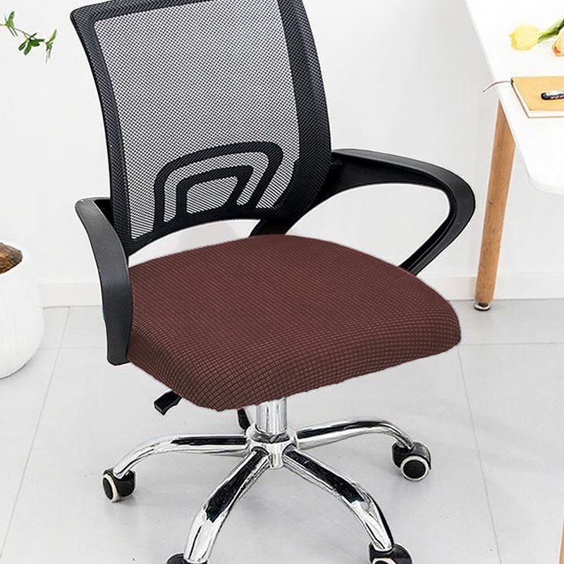 

Elastic Swivel Office Chair Cover - European & American Home Stool Seat Protector Office Chair Seat Cushion Cover
