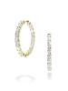 Macier Baguette One-Touch Earrings (Gold)