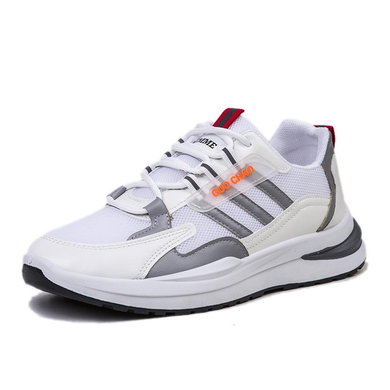 

Men s Casual Versatile Sports 2025 New Running Shoes Lace-up Breathable Mesh Student Teen 44