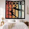 Soccer Wall Decor Tapestry Art For Pet Memorial Birthdaywedding Party Backdrop Family Gift