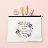 Super Mamie French Printed Makeup Bags Women Cosmetic Case Travel Toiletries Organizer Female Wash Storage Pouches Grandma Gifts