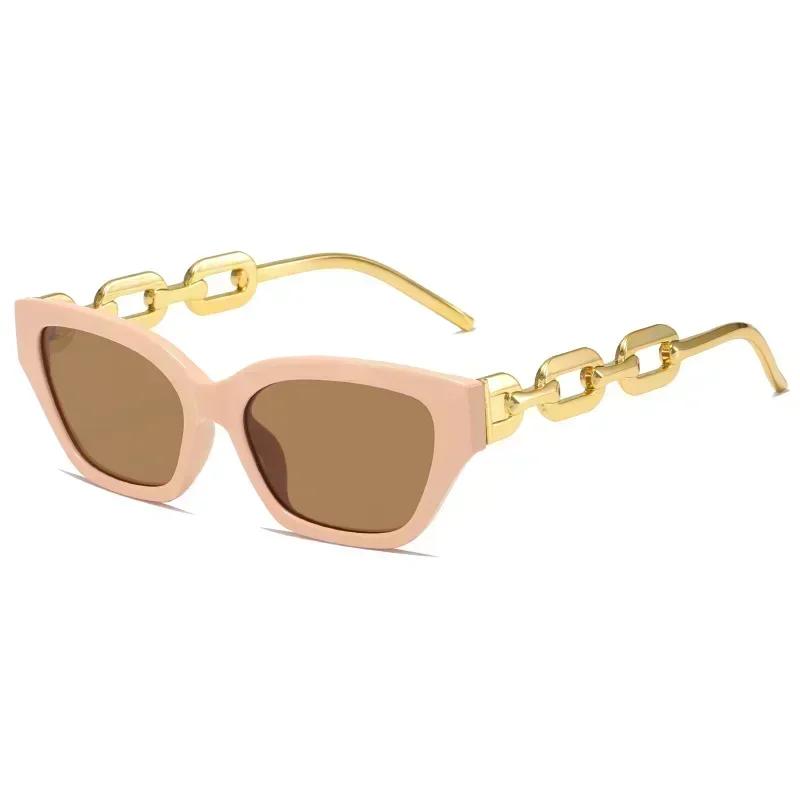 

New Fashion Cat Eye Sunglasses Women Vintage Glasses Black Sun Glasses Female Uv400 Golden Eyewear